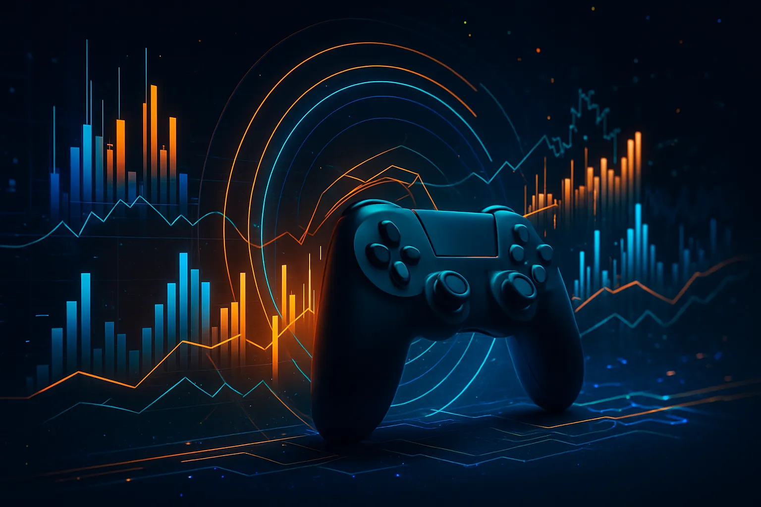 Game controller and performance charts